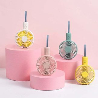 迷你摺疊風扇帶充電線-800mAh